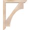 Ekena Millwork Westlake Slat Smooth Bracket w/ Offset Brace, Douglas Fir, 5 1/2"W x 32"D x 40"H BKT0604X32X40WTL06SDF - alternate 4